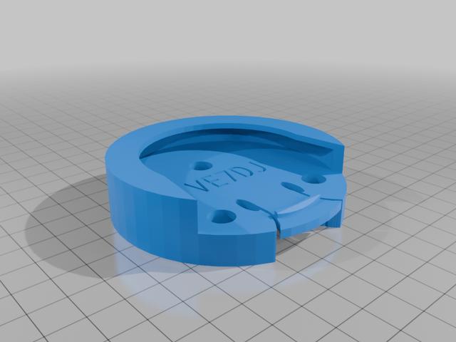 Garmin Striker 4 Base - Boat mount for fishfinder 3D model thumbnail