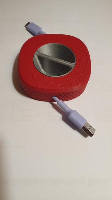 Ultimate Portable Rotatable Data Cable Organizer Storage Box without Hinges 3D model thumbnail