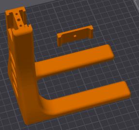 Reversible Filler Spool Holder Stand 3D model thumbnail