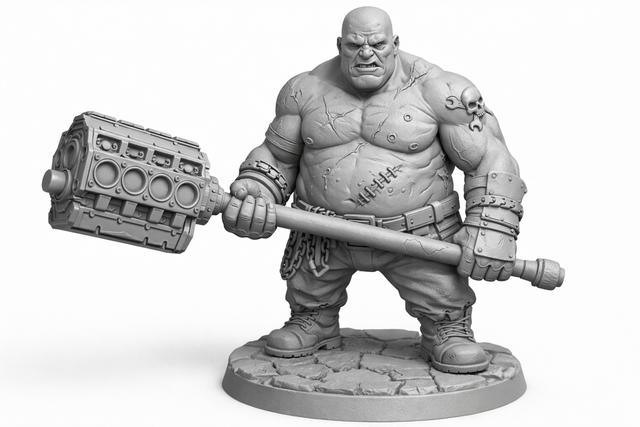 Troll, boss human final 3D model thumbnail