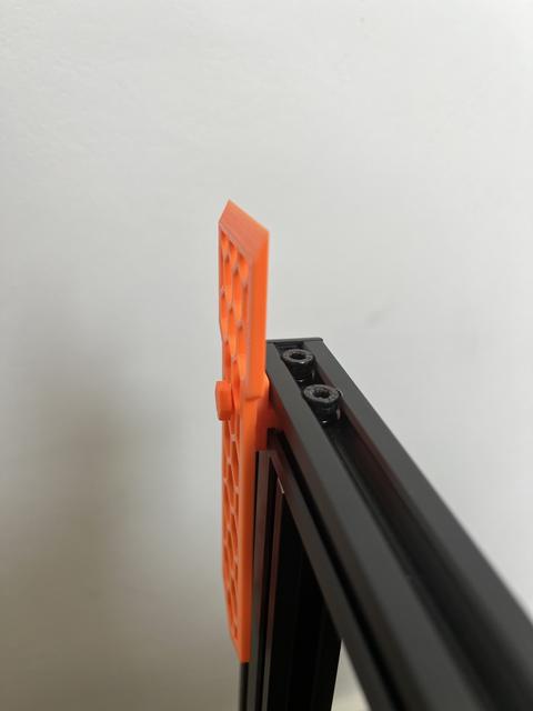 Hex Scraper Holder V-Slot 3D model thumbnail