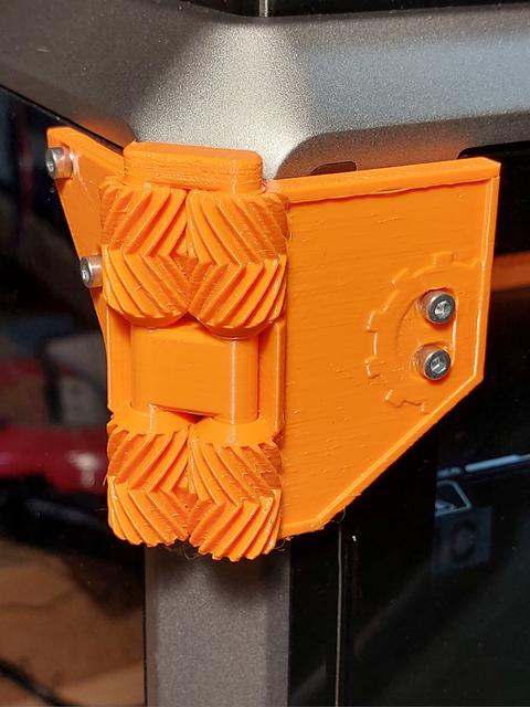K1C Door Hinge Print in Place - TOP Decorative 3D model thumbnail