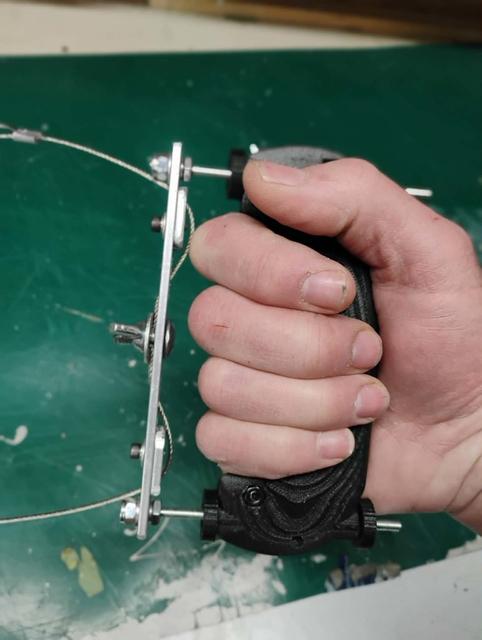 Adjustable handle for control line model airplanes 3D model thumbnail