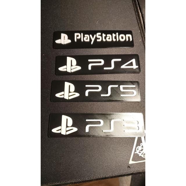 Play Station tag 3D model thumbnail