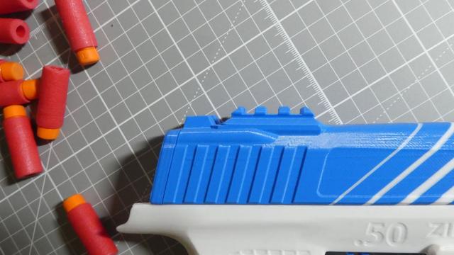 Zinc 0.50 Slide with Picatinny 3D model thumbnail