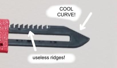 OTF Fidget Knife COOLER BLADE 1.1 3D model thumbnail