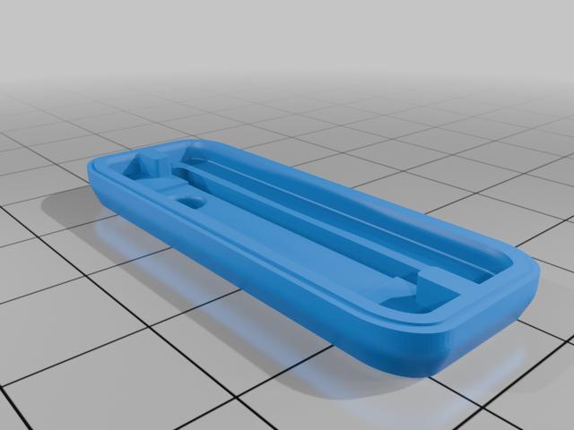 MT3608 DC Voltage Step Up Board Case plain 3D model thumbnail