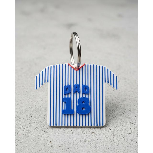 Baseball Jersey Name Tag - DAD 3D model thumbnail