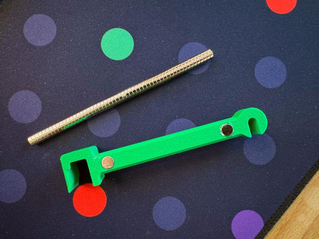 Bambu AMS Disconnect Tool (remix) for 6x2mm magnets 3D model thumbnail