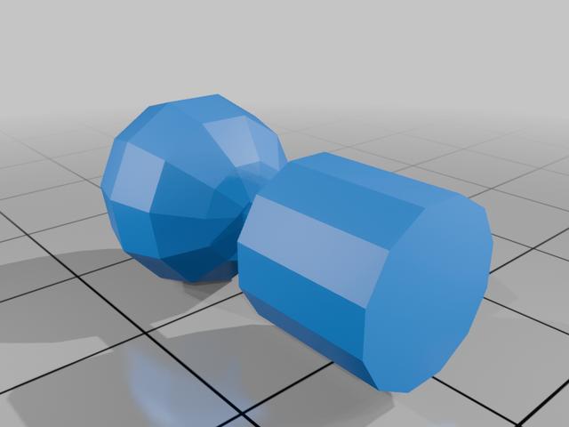 Low-poly poted tree 3D model thumbnail