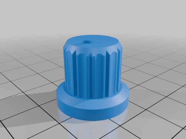 potentiometer button 3D model thumbnail