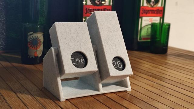 Fixed Parts of Infinity Calendar 3D model thumbnail
