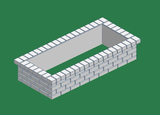 BRICK PLANTERS 1:87 HO SCALE 3D model thumbnail