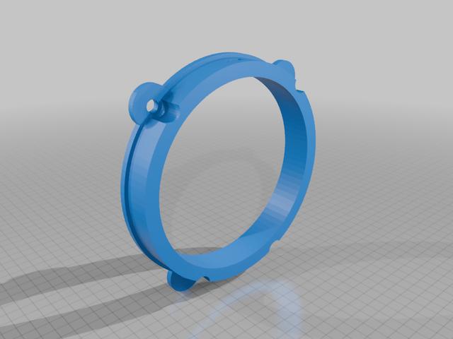 Range Rover L322 Midbass Speaker Adapter 3D model thumbnail