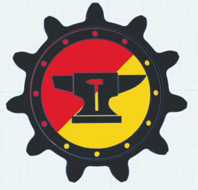 D Sqn Symbol 3D model thumbnail