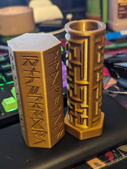 Labyrinth Puzzle Gift Box - Runic Remix 3D model thumbnail