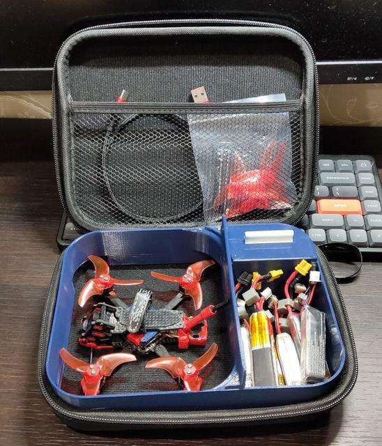 FPV Storage Bag (case holder) for Kayoumini or any 2.5 inch drone 3D model thumbnail