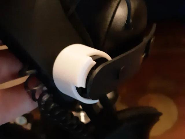 HTC Vive Deluxe strap headphone lock 3D model thumbnail