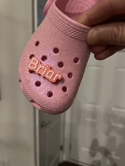 Crocs Charm Nametag - Briar 3D model thumbnail