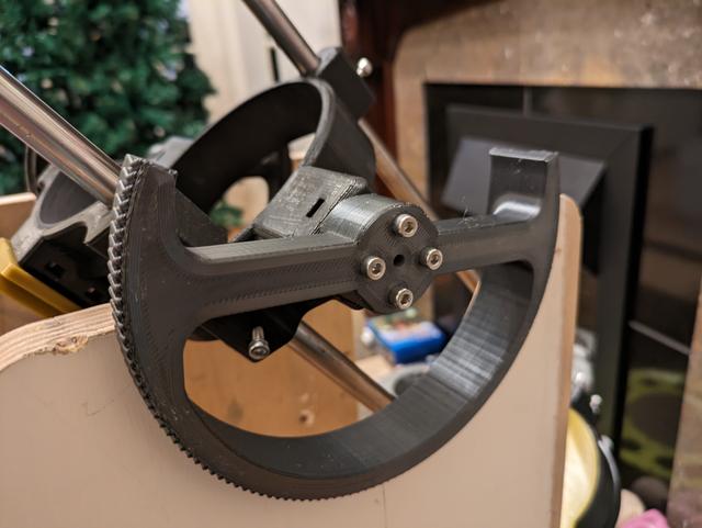Altitude Control Z Bearing Turner M4 for Hadley Telescope 3D model thumbnail