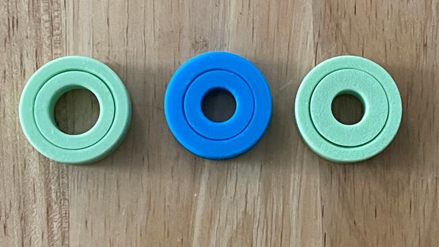 Awesome Filament Spool Rewinder Printable 608RS2 Bearings 3D model thumbnail