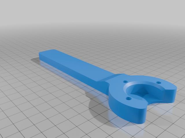Fork Cap Tool for WP 48mm  3D model thumbnail