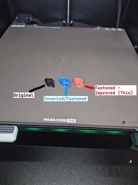 [Improved] Core One Beacon Ventilation Knob Fastened - No Glue , Full Range of Rotation 3D model thumbnail