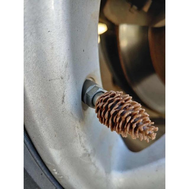 Pinecone Schrader Valve Cap 3D model thumbnail
