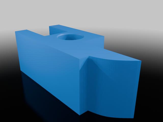 Lexus LS430 Rear Vanity Clips 3D model thumbnail