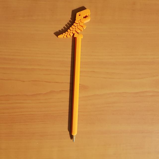 Flexi Rex Pen 3D model thumbnail