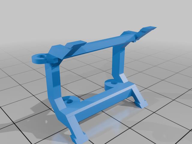 Dji Neo gimbal holder 3D model thumbnail