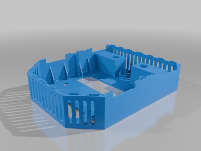 Victron Smart Shunt LYNX integration with fuse holder 3D model thumbnail