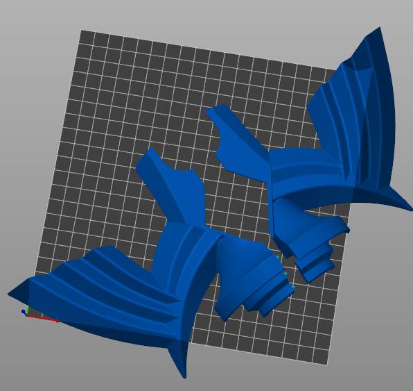 A remix of Link's remix of Popandsicle's master sword wings 3D model thumbnail