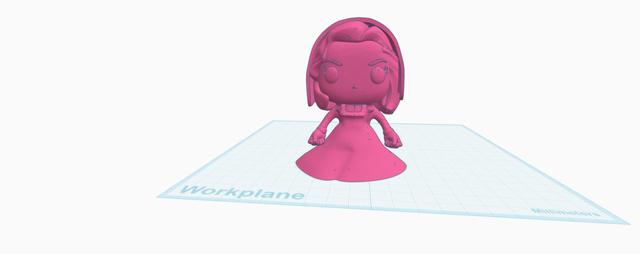 Funko Pop of a Mother 3D model thumbnail