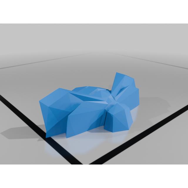 Low Poly Bee 3D model thumbnail