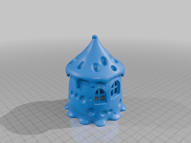 Fairy house light 3D model thumbnail