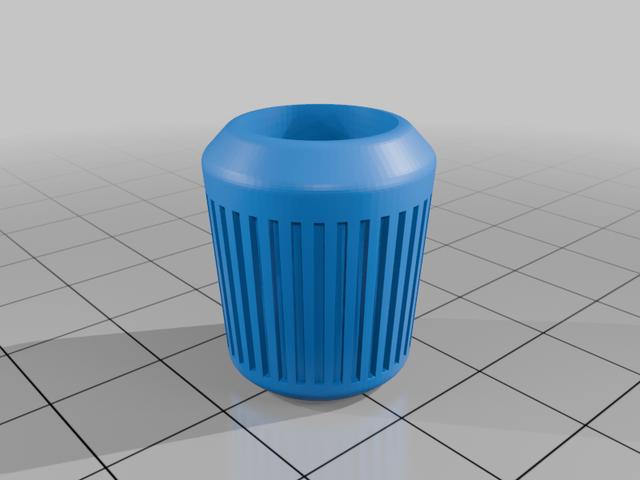 Ford Falcon Radio Knob 3D model thumbnail