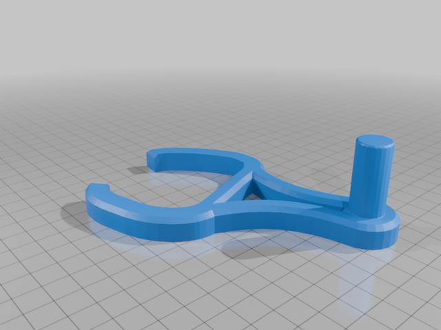 2016+ Volvo XC90 headrest post adapter for baby camera 3D model thumbnail