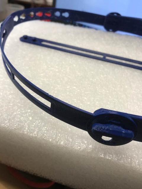 PETG Faceshield Headband remix 3D model thumbnail