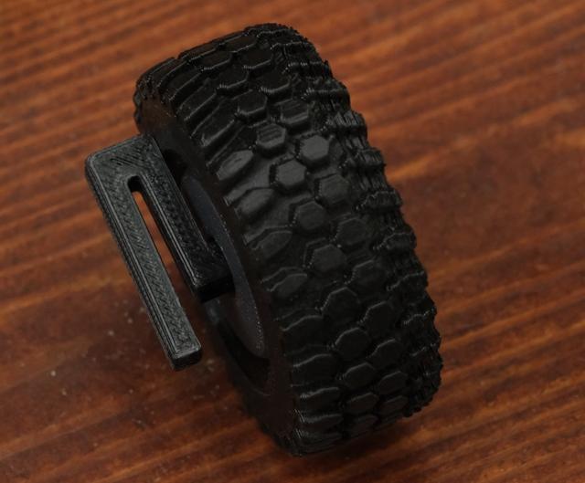 Hook for spare wheel Landy Mini 3D model thumbnail