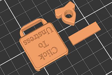 Antistress Switch 3D model thumbnail