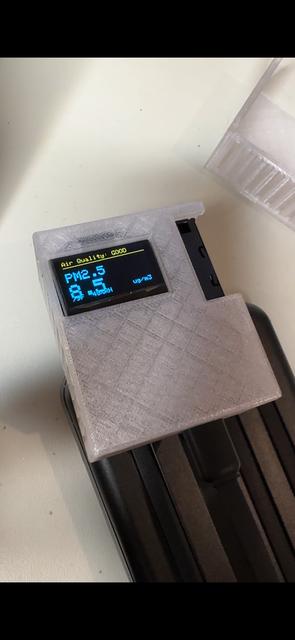 Smart Air Quality Monitor PM 1.0, 2.5, 5.0, 10.0, VOC, Temperature & Humidity 3D model thumbnail