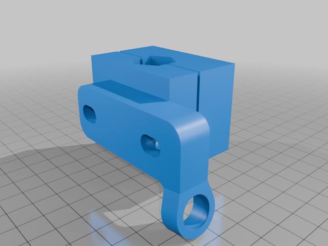 Porsche 944 Crank Trigger Mount 3D model thumbnail