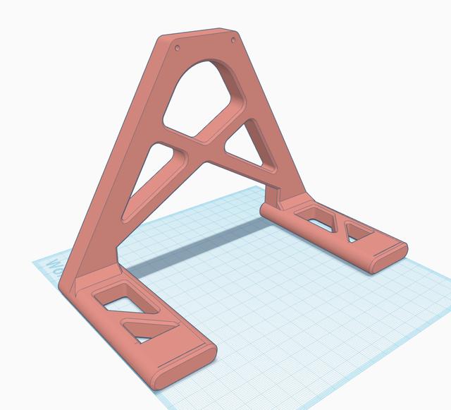 Bambu Lab spool holder rescue remix 3D model thumbnail