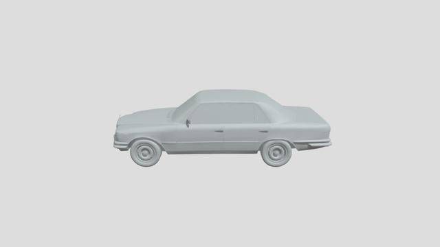 Mercedes-Benz 450SE W116 scale1-75 3D-printing 3D model thumbnail