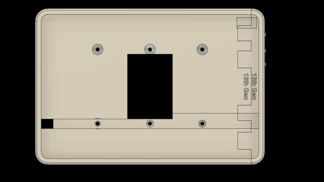Wallmount for Fire Tablet HD 10, 13thGen 3D model thumbnail