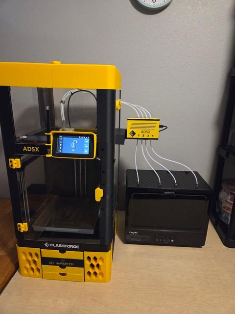 AD5X mount for front facing IFS 3D model thumbnail