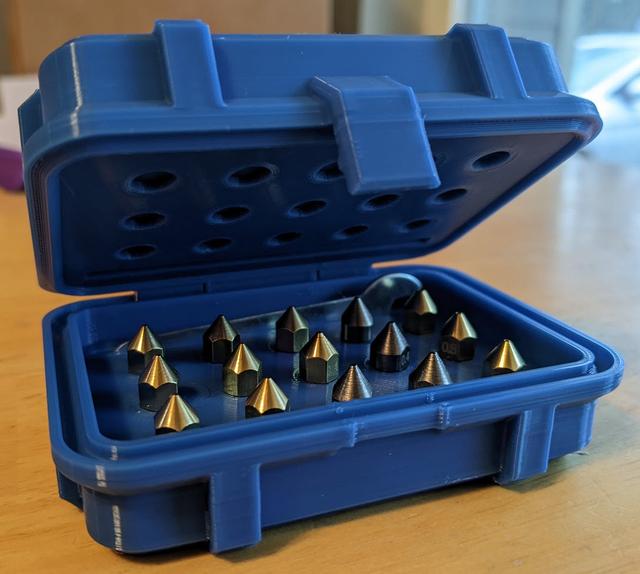REMIX of "Parametric Rugged Box" nozzle version - No Assembly Required 3D model thumbnail