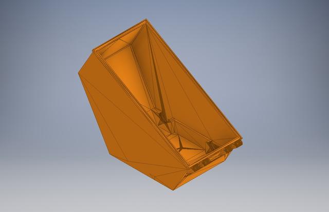 Filament drybox bottom without side support 3D model thumbnail