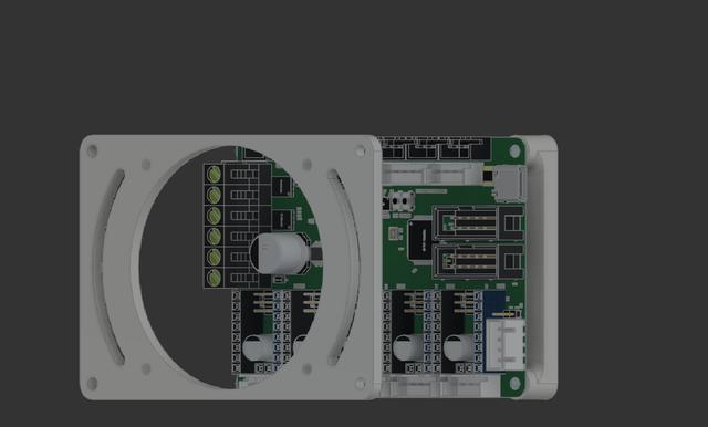 Mellow Fly D5 Din Rail support 3D model thumbnail